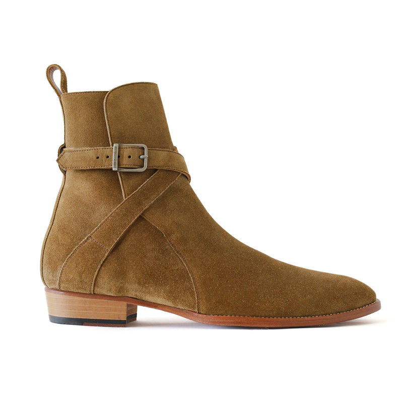 Suede leather Chelsea boots Oro Los Angles LA Alpaca high quality Granada 7 8