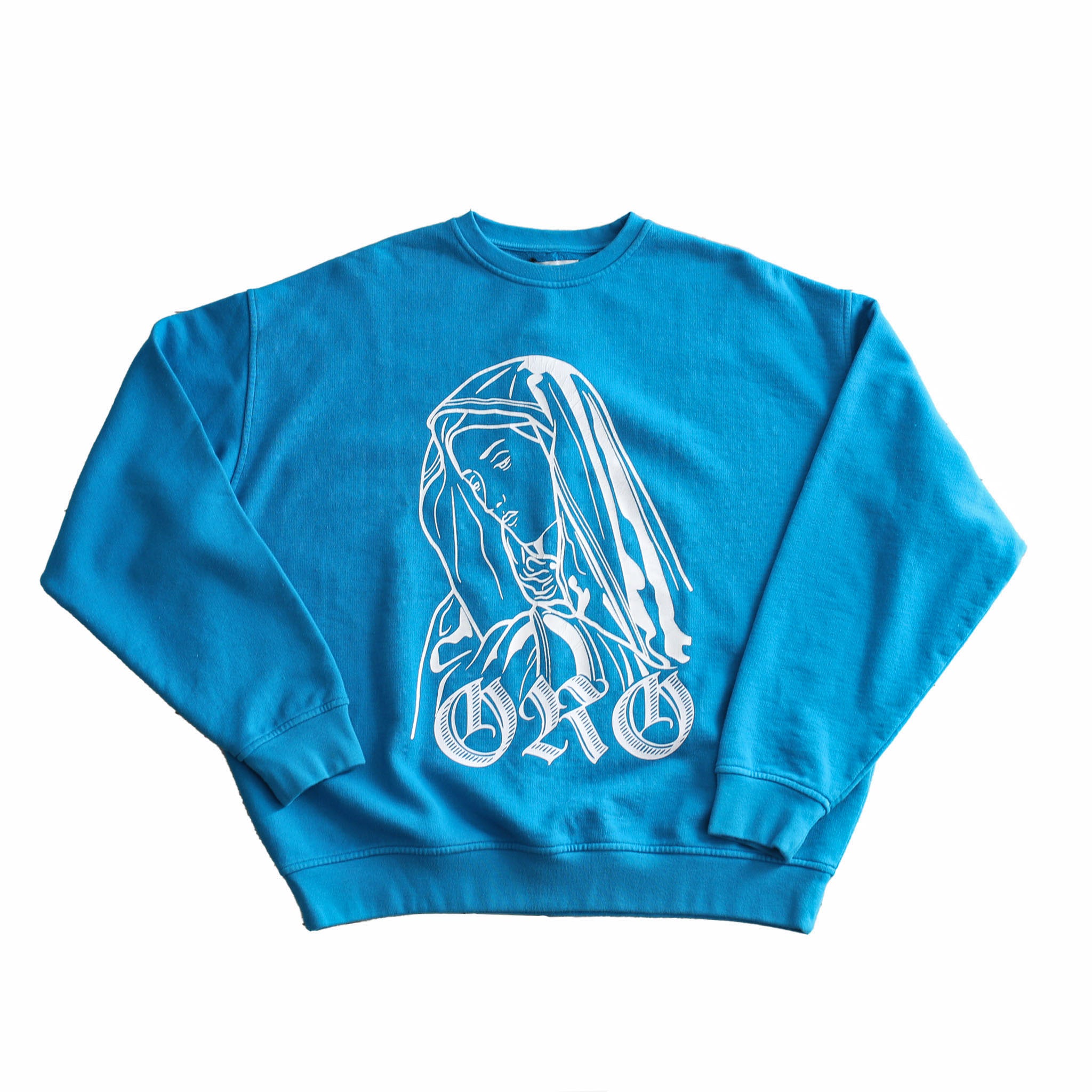 BLUE MADONNA CREWNECK